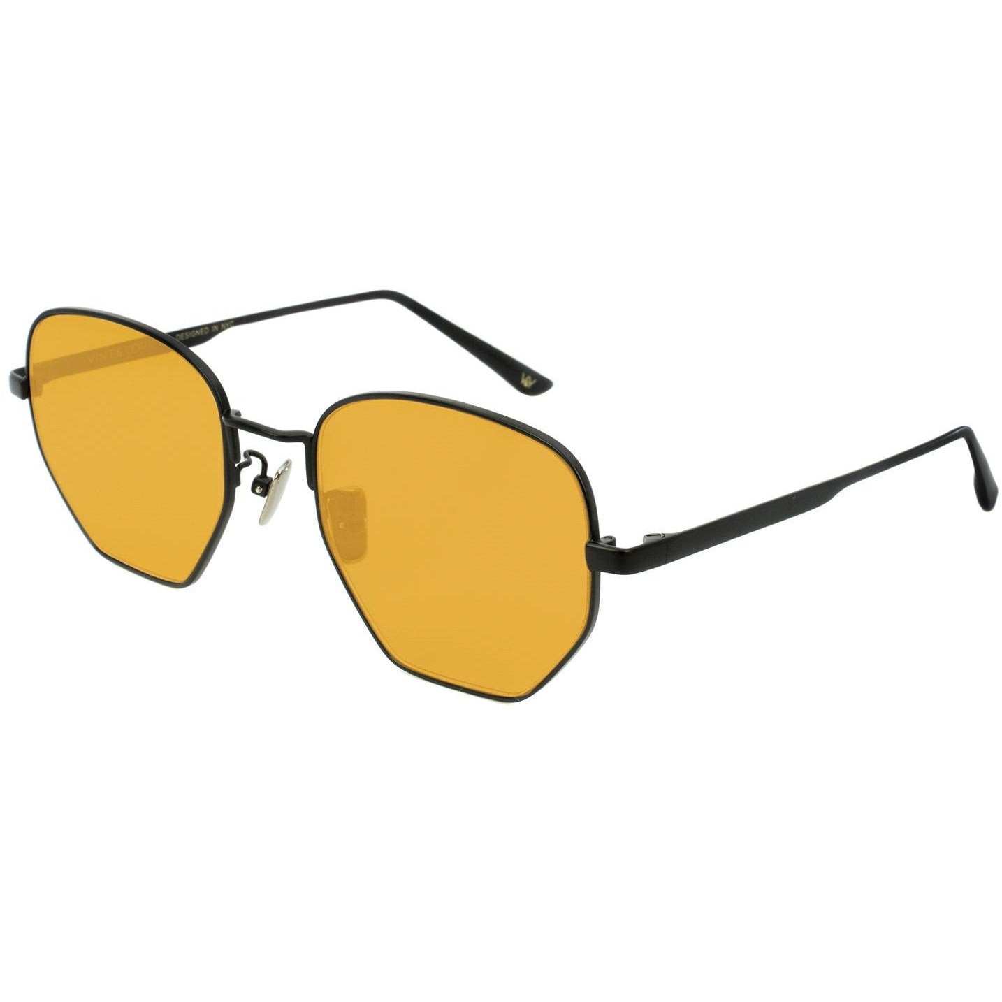 Black With See Through Lenses-side